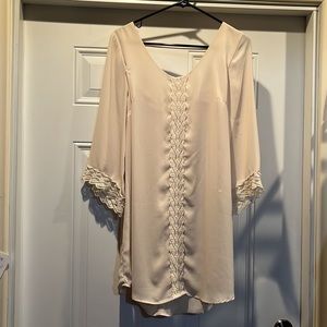 Off White Flowy Dress ASTR